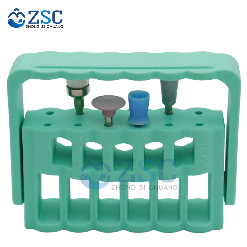 Dental Sterilization box for instrument/with 10 holders/autoclavable at high temperature burs holder endo file box