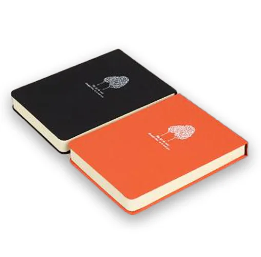 160sheets fabric feel leather hardcover blank notebook writing notepad sketch book