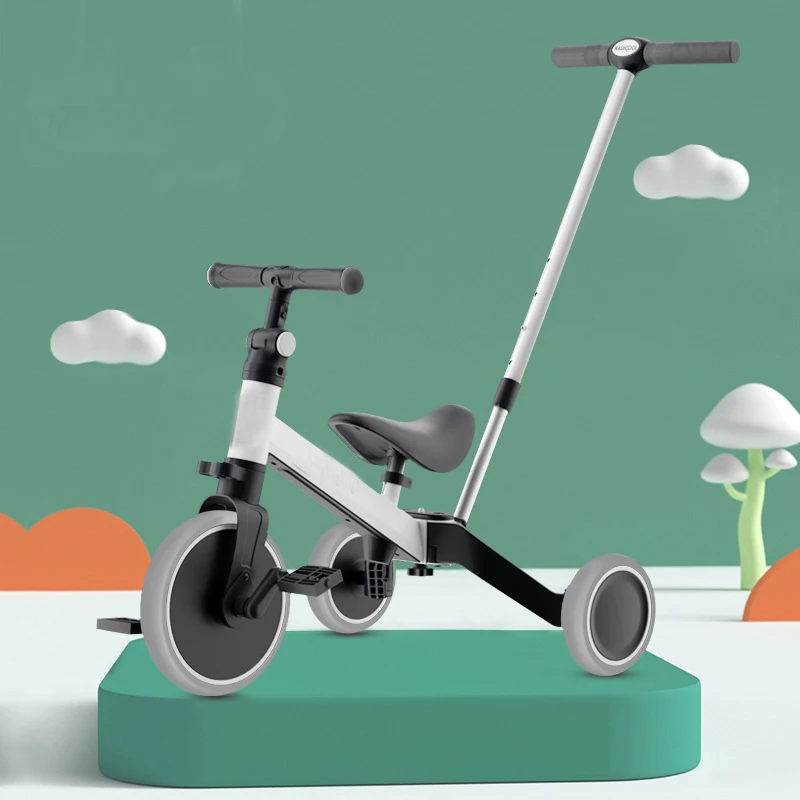 Brightbebe Triciclo Infantil Outdoor Sports 3 Wheels 5 in 1Baby Trike Toddler Balance Bike Tricycles For Kids