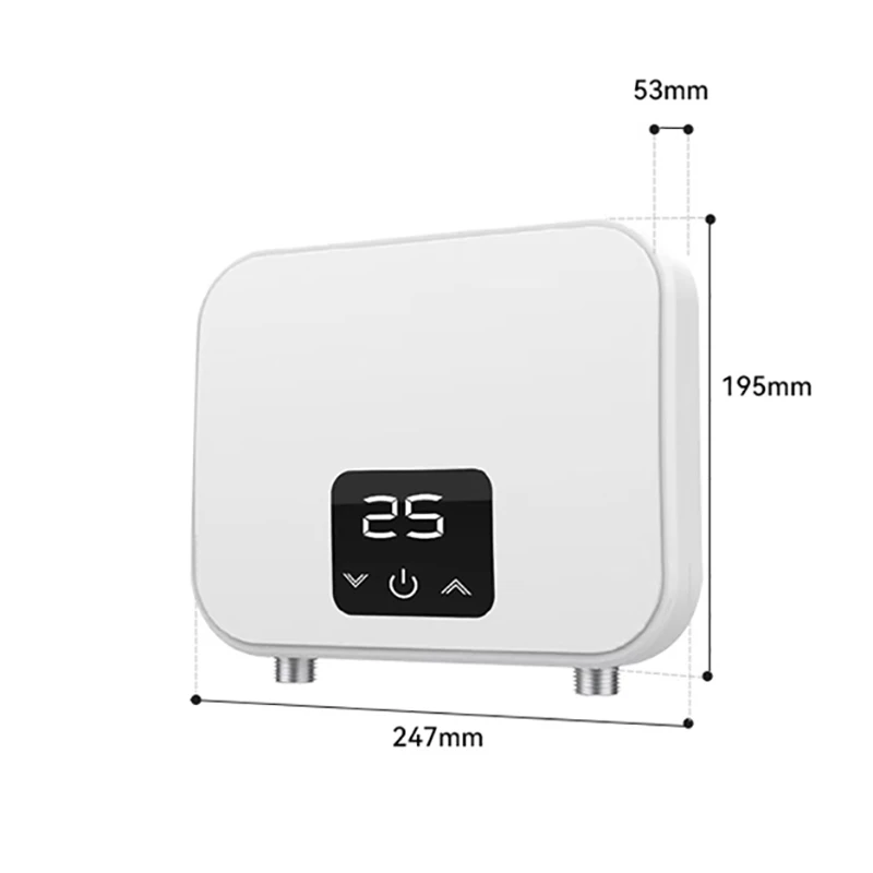 China hot water heater 5.5KW smart induction portable tankless instant electric water heater for bathroom water heater