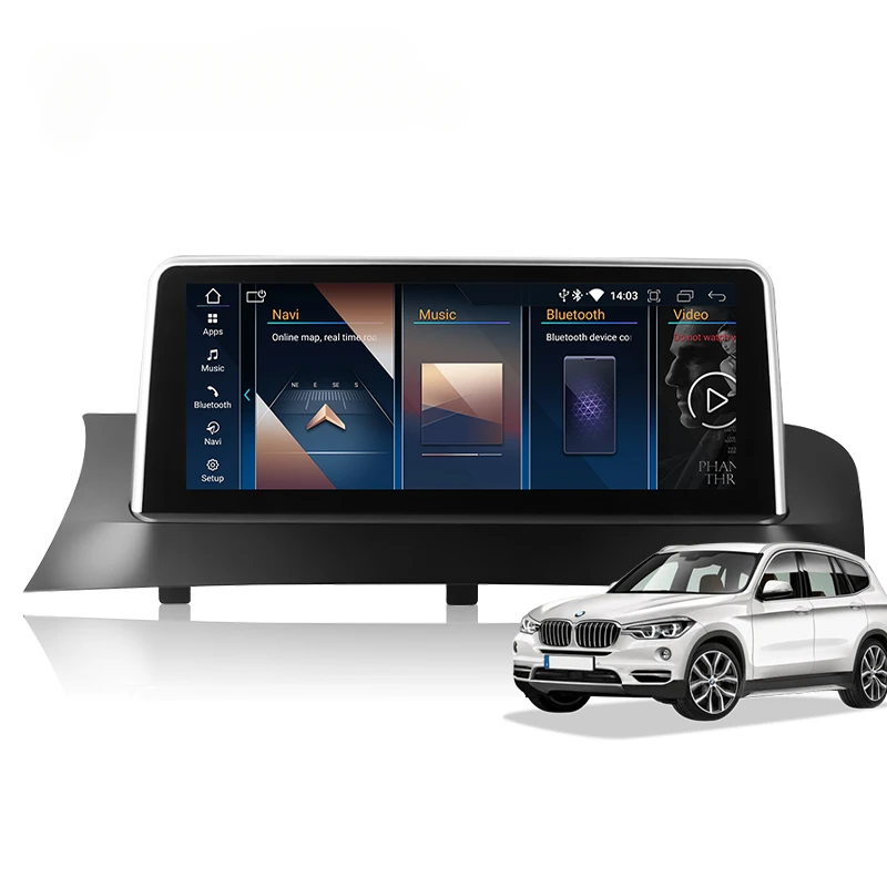 FLYFISHP  10.25/12.3' Android 13 Car Radio for BMW X3 X4 E83 F25 F26 2006-2017 CIC NBT EVO Wireless Carplay Auto Stereo Screen