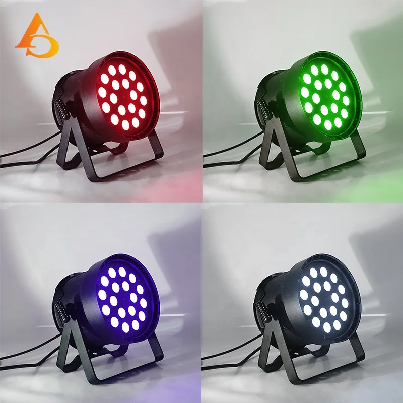 Professional lighting 18x20w par colorful light dmx rgbw led par light for stage