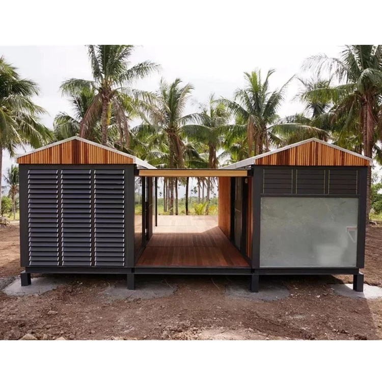 2020 Luxury hous light steel korea style folding concrete huses kit prefab shipping container houses