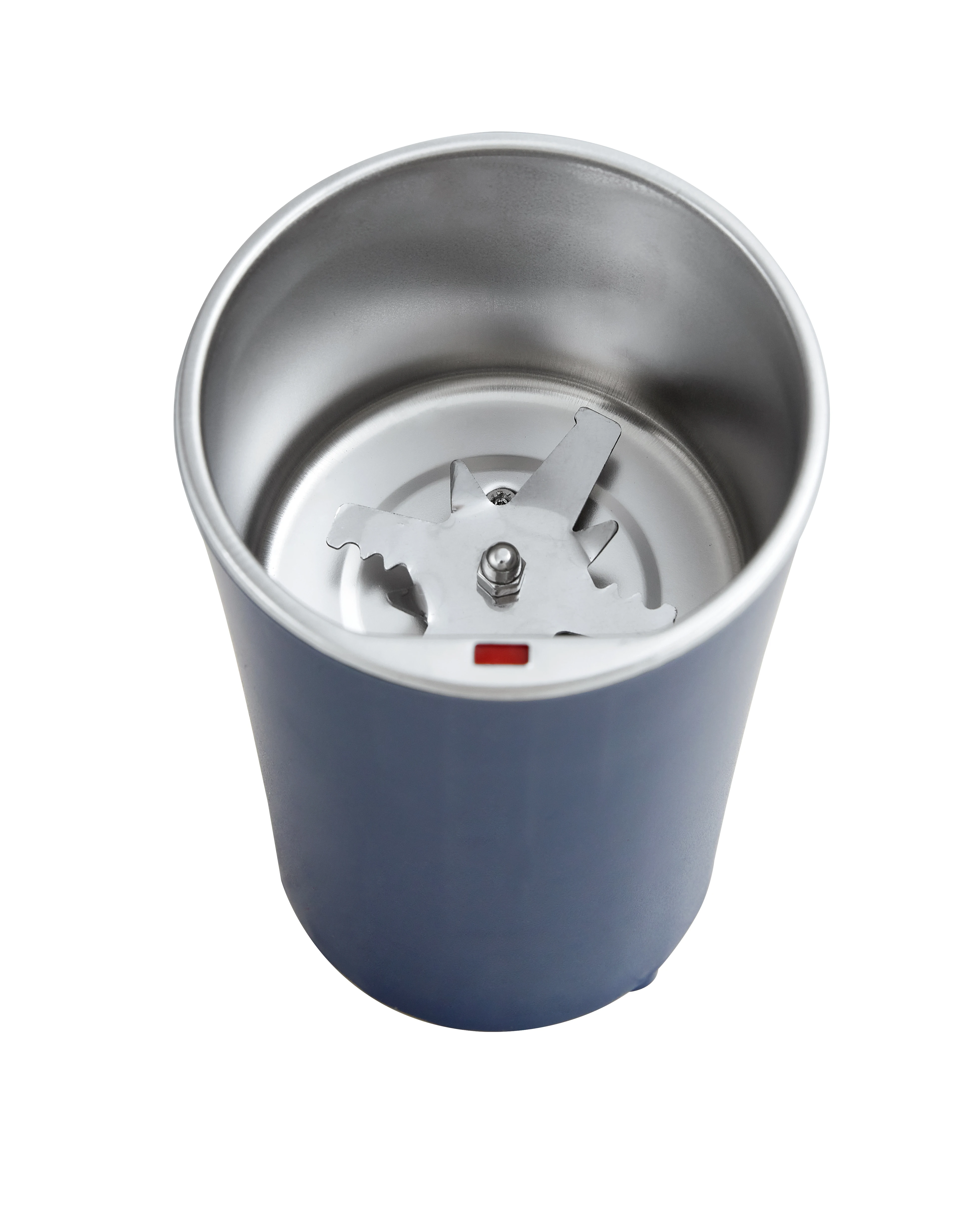 Portable One-touch Push-Button Spice Grinder Stainless Steel Coffee Grinder Electric for Herb Peanut Grains Beans