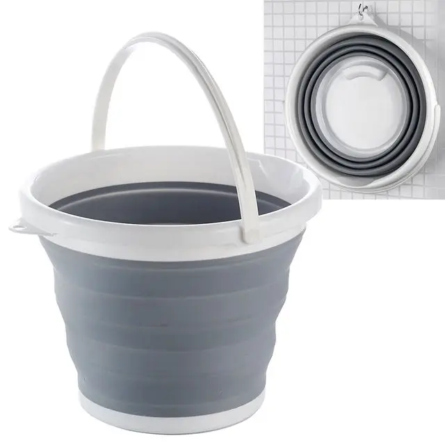 5L Folding Large water Bucket Portable Silicone Bucket For Camping Fishing Tank Outdoor