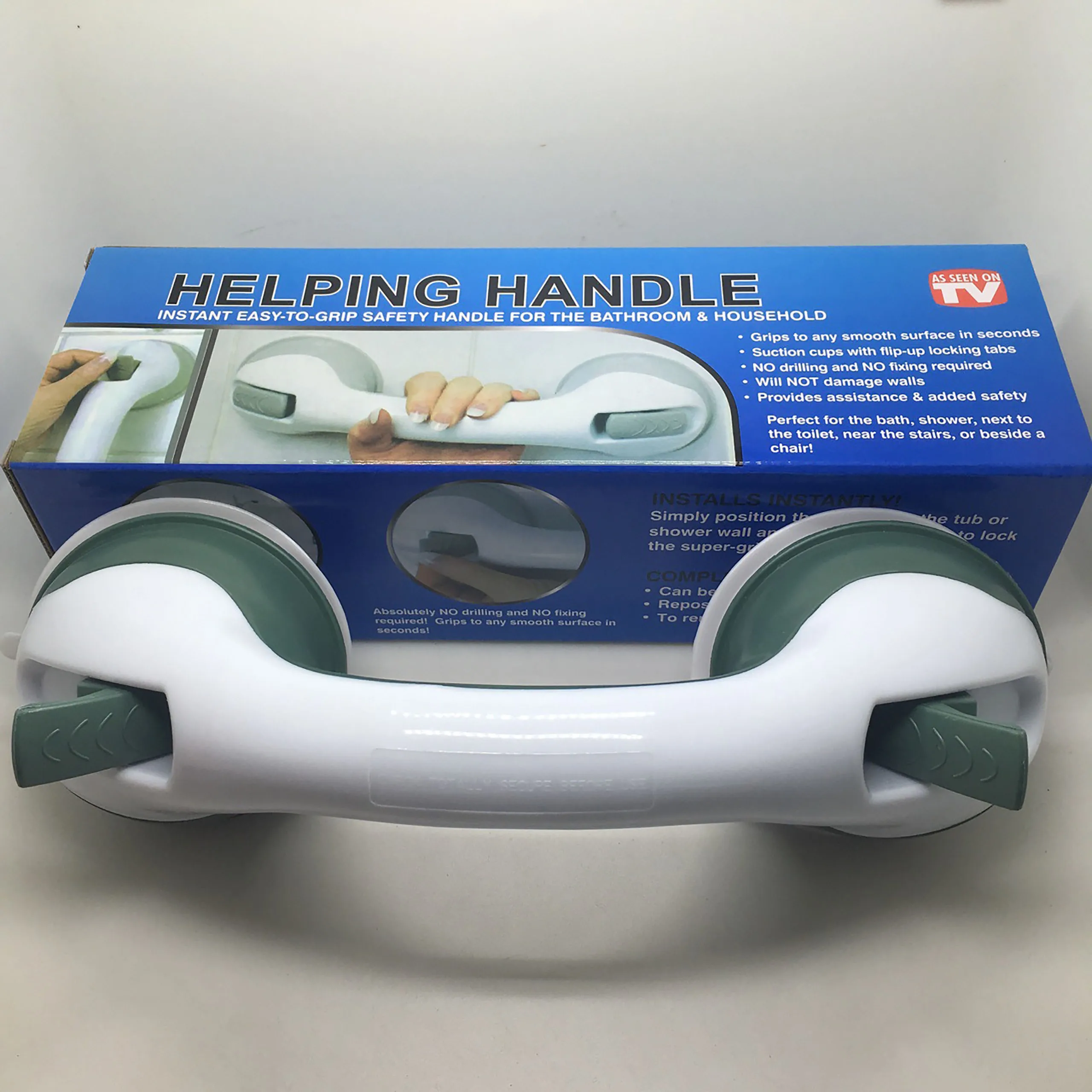 Bathroom safety Helping handle High Quantity Plastic Shower Grab Bar Station Anti Slip Handrail Easy to Grasp