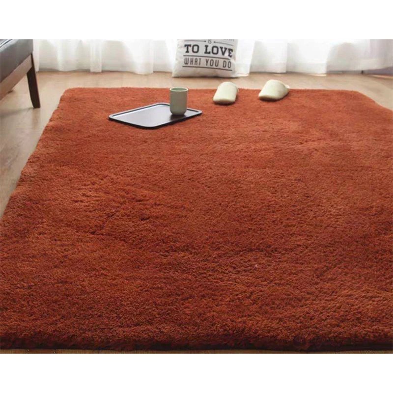2024 new style polyester yarn tapete carpets mats living room fluffy shaggy carpets