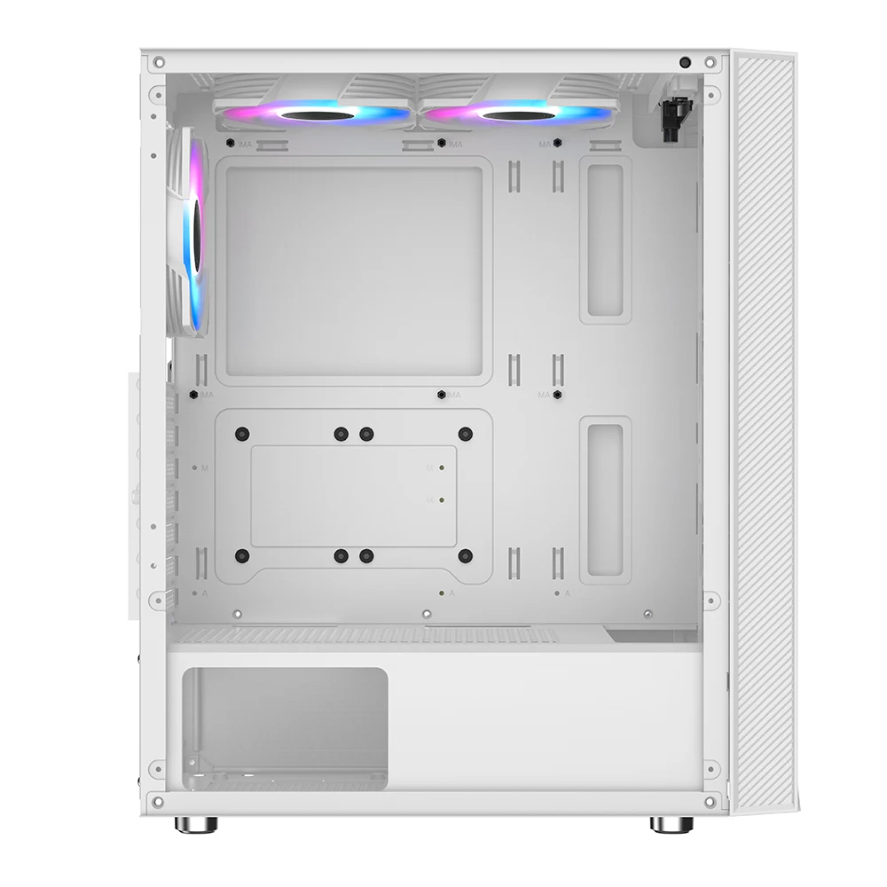 Powercase NEW design gaming pc case ATX case USB3.0 Tempered glass computer case Popular