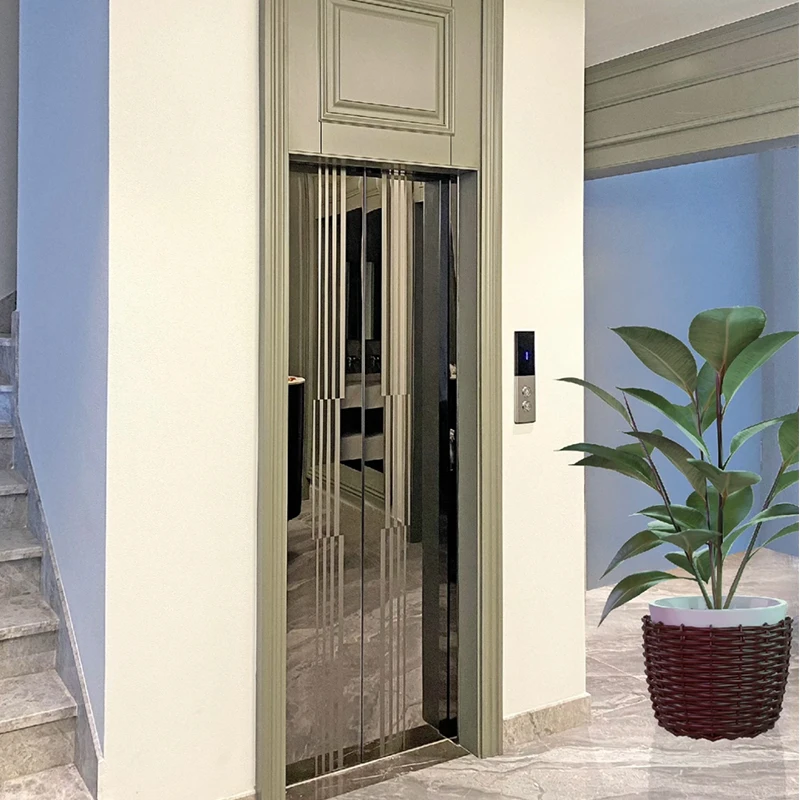 Villa Elevator Stainless Steel Home Lift House Villa Lift Passenger Home Elevator
