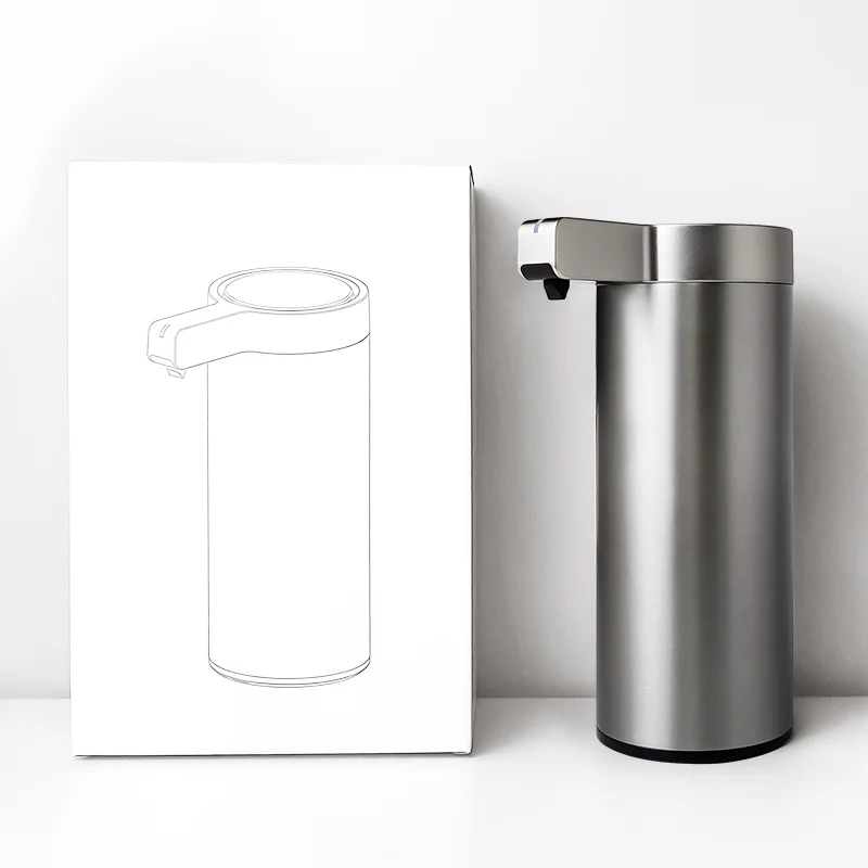 Wholesale Luxury Bathroom Kitchen Hotel Infrared Sensor Touchless Dish Stainless Steel Liquid Automatic Hand Soap Dispenser