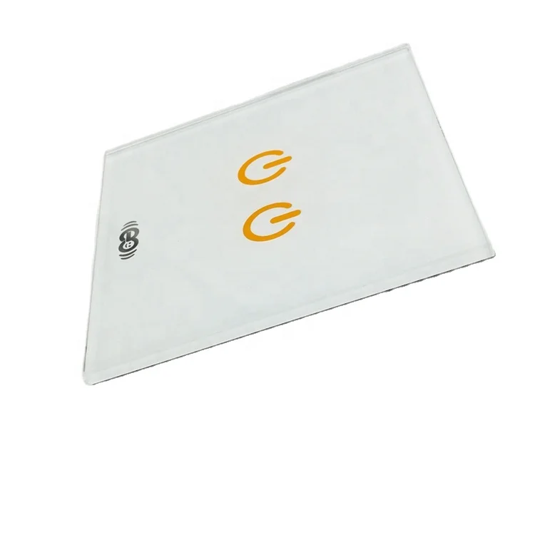 Factory custom screen print tempered glass panel Switch glass panel