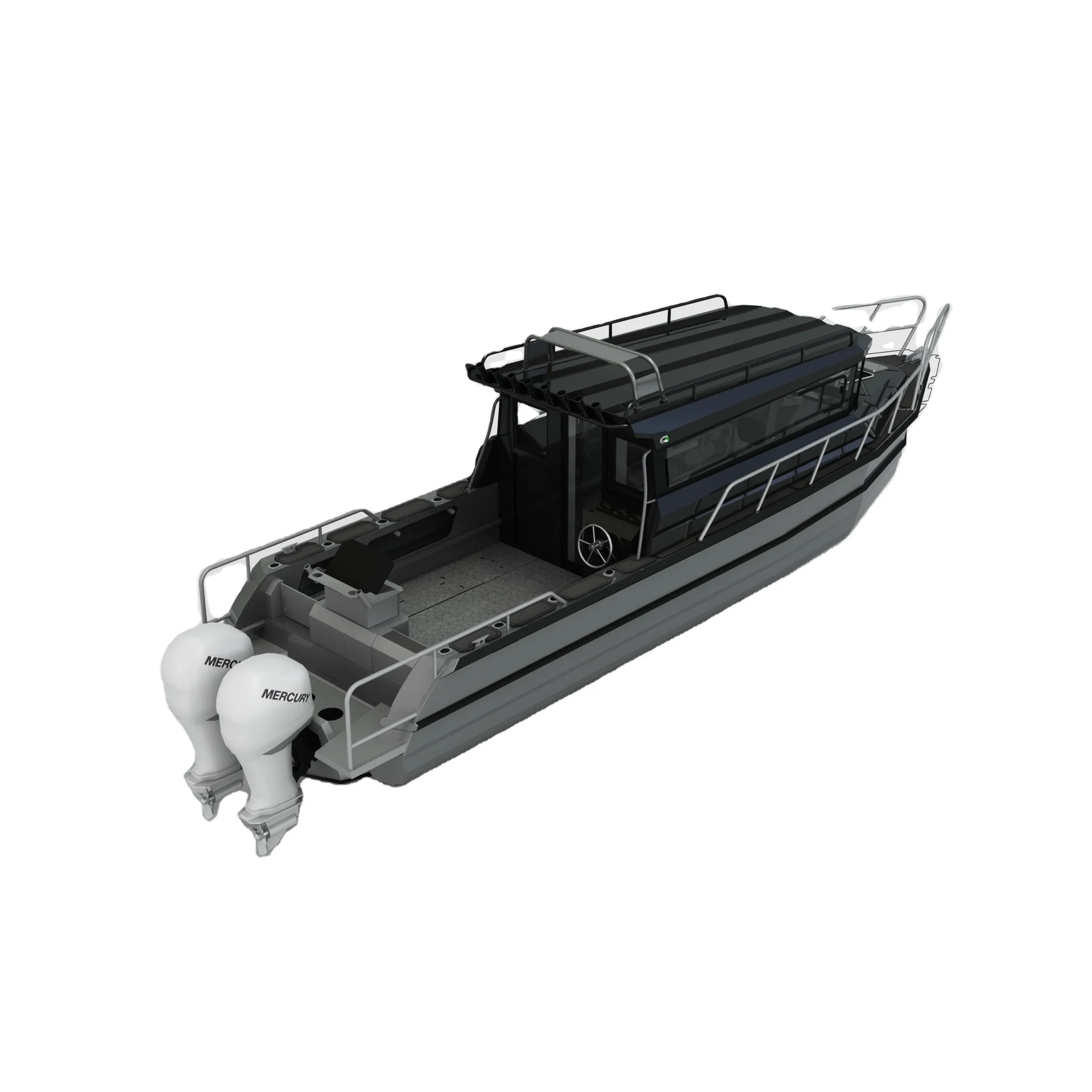 9m 30ft Offshore Luxury Multi-purpose Outboard Aluminum Fishing Boat for sale