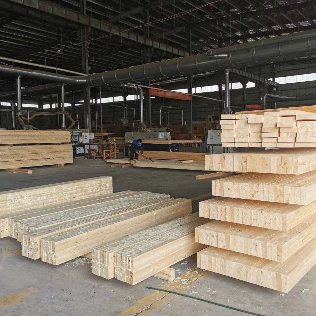 Building Material Wooden Log glued Laminated Timber Beams