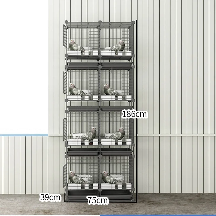 Black Metal Wire Bird Cages Parakeets And Other Birds Parrot Breeding Cages Flight Cage