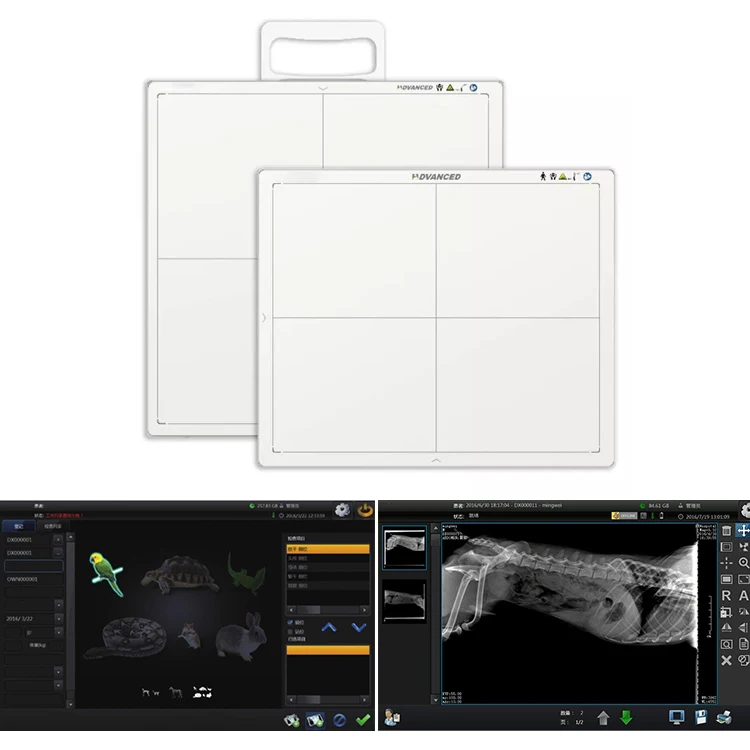 IRAY DR X Ray Flat Panel 17*17 Wireless CSI Flat Panel Detector For Human&Vet