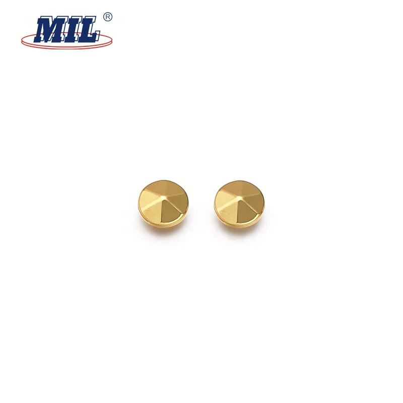 Wholesale Gold Zinc Alloy Denim Custom Jeans Rivet Buttons For Clothes