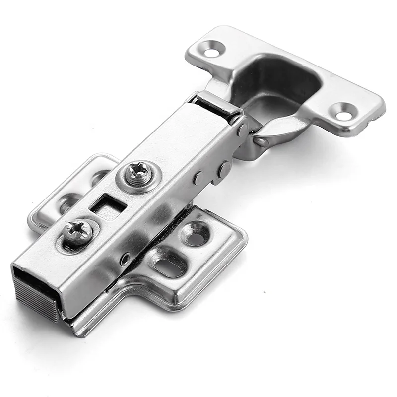 LOGO OEM Hydraulic Alloy Plate Tail Hinges Concealed Soft-close Hinge Cold Rolled Steel Hinges Jieyang Manufacturer