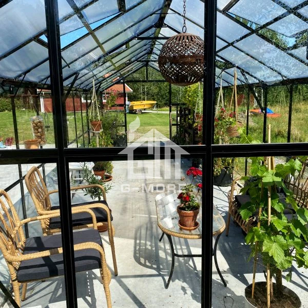 G-More Elegant Classic 8 FT x 24 FT Aluminium Garden Greenhouse Glasshouse