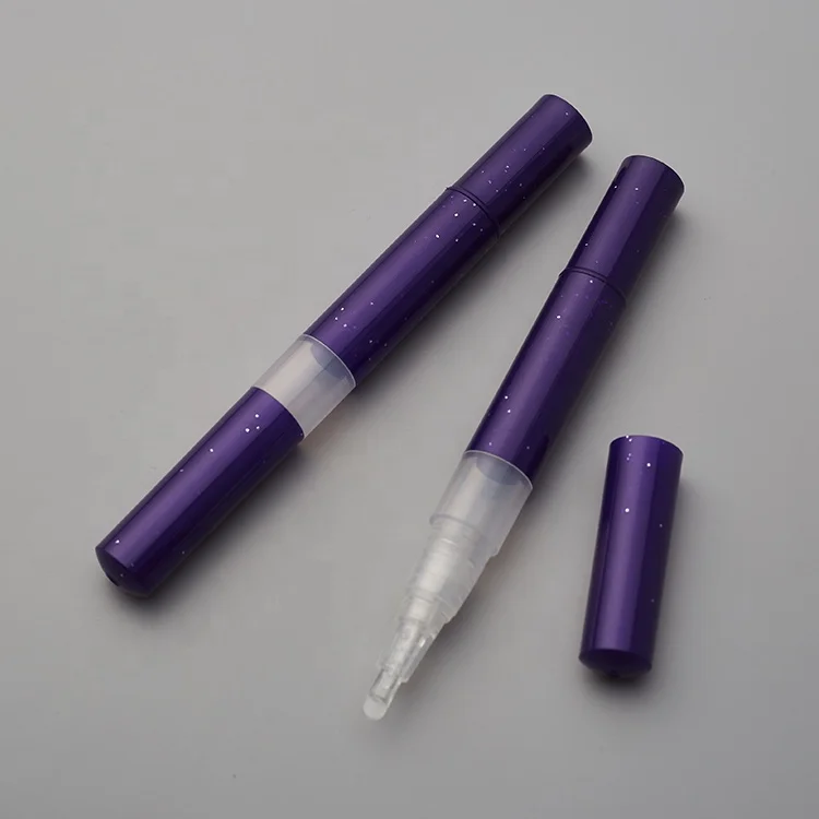 
Hot nail polish lip gloss with brush tip applicator packaging tube 