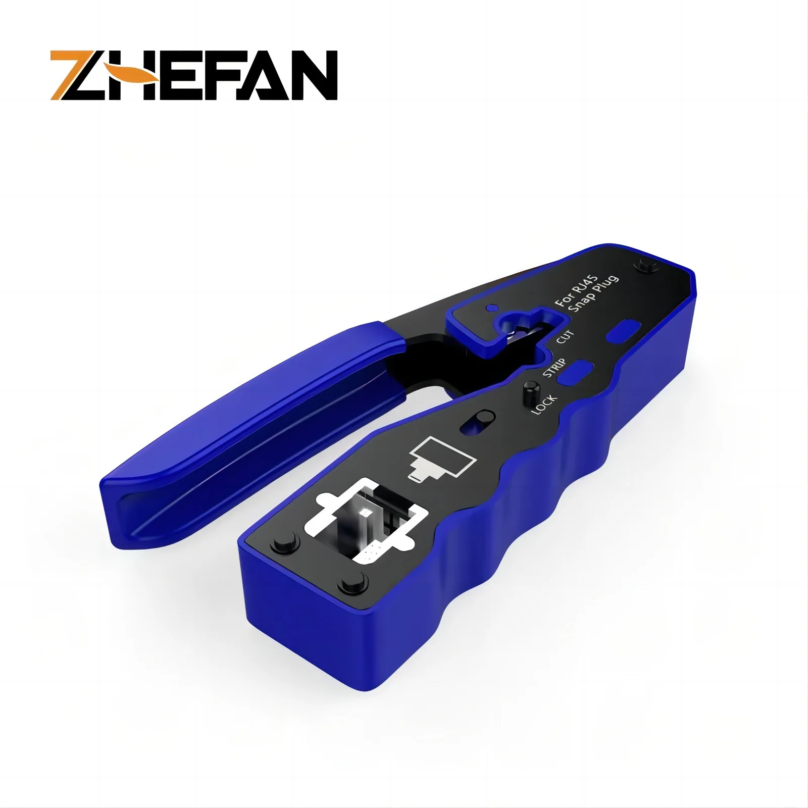 ZHEFAN Multifunction Rj45 Crimper Cat5e Cat6 Rj45 Connector Pliers Crimping Tool 8p Hand-held Network Cable Tool
