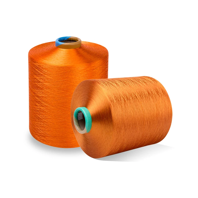 100% polyester textured filament DTY yarn 300D/96F dope dyed colors polyester yarn