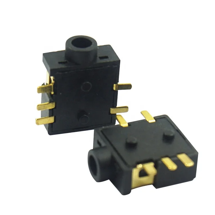 PJ-205 smd 2.5mm Smt Audio 3/8-pole 2.5mm Phone Jack PCB Connector