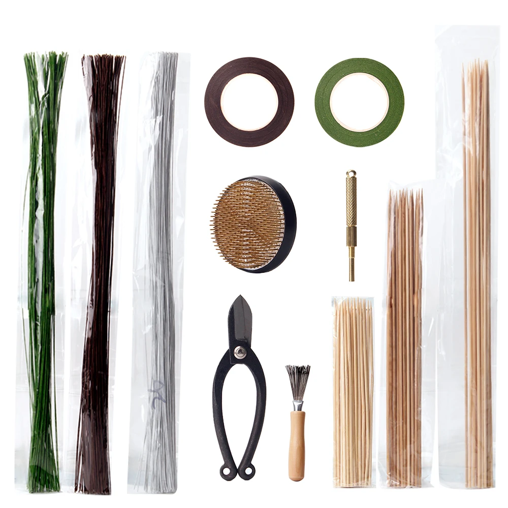 Copper Flower Insert Base Pin Ikebana Kenzan Flower Decoration Fixed Arrange Tool Ikebana Kenzan Flower Base Floral