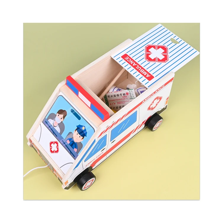 Well Designed Emergency Vehicle Play set Big Ambulance Toys Toy Car Ambulance