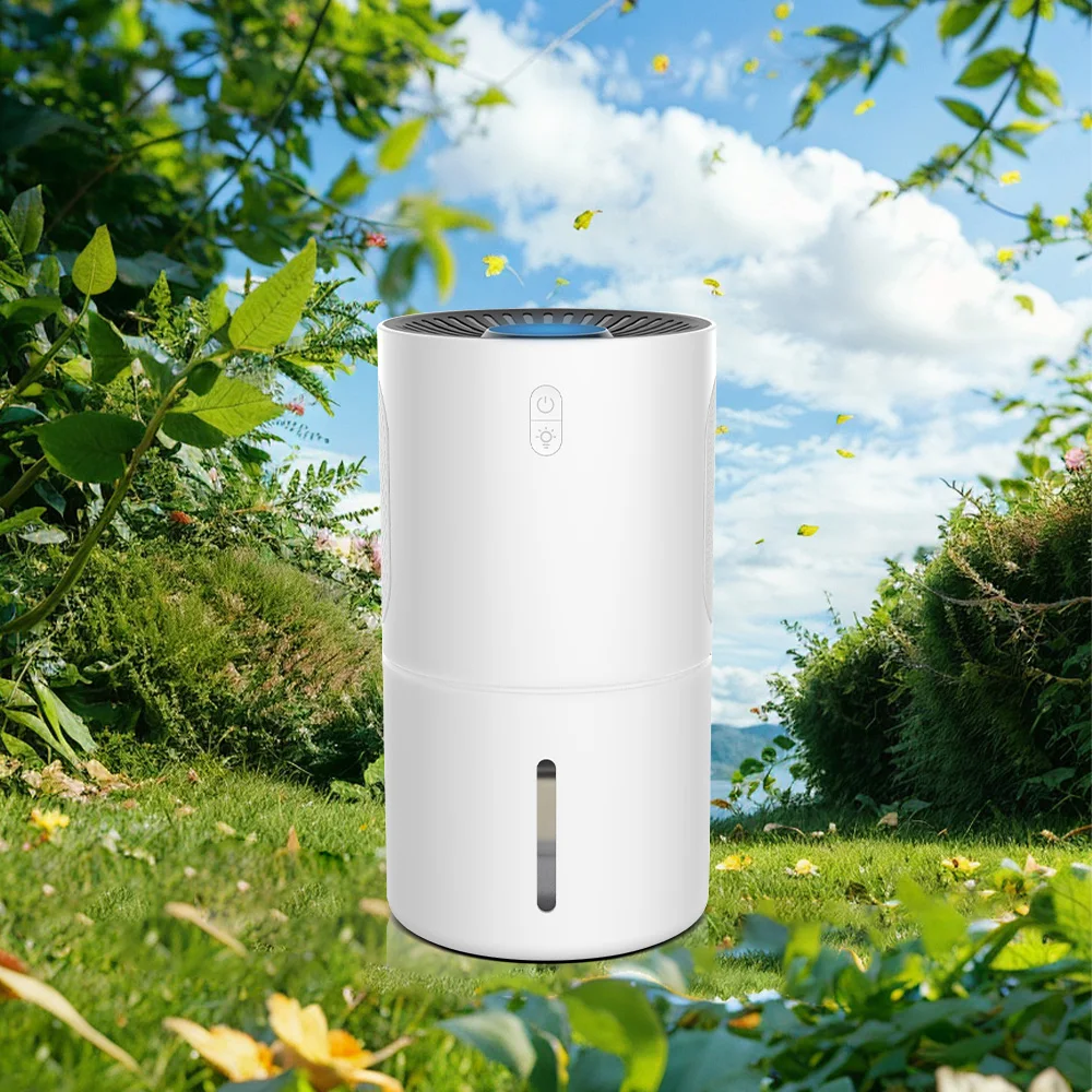 Haijieer Portable Mute Moisture Absorbers Machine Air Dryer For Home Bedroom Office Kitchen Deodorizer Dryer  Air Dehumidifier