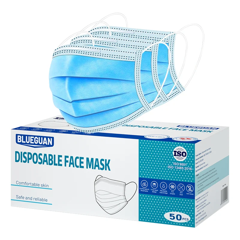 Disposable Rainbow colored mask 3 ply colorful facemask with designs Printed disposable mask Gradient colored rainbow face mask