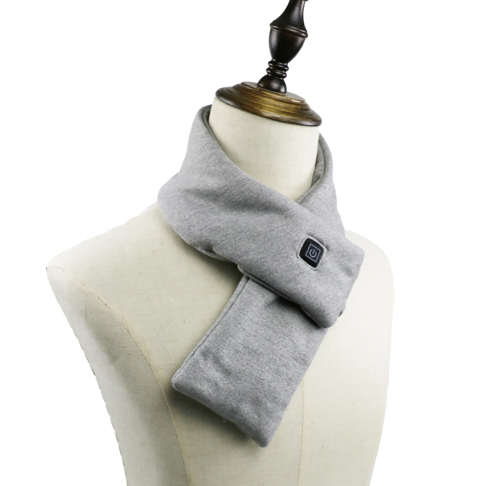 Spot wholesale Rechargeable Heating Scarves for Men and Women Neck Heated Scarves for Winter Sports heated scarf