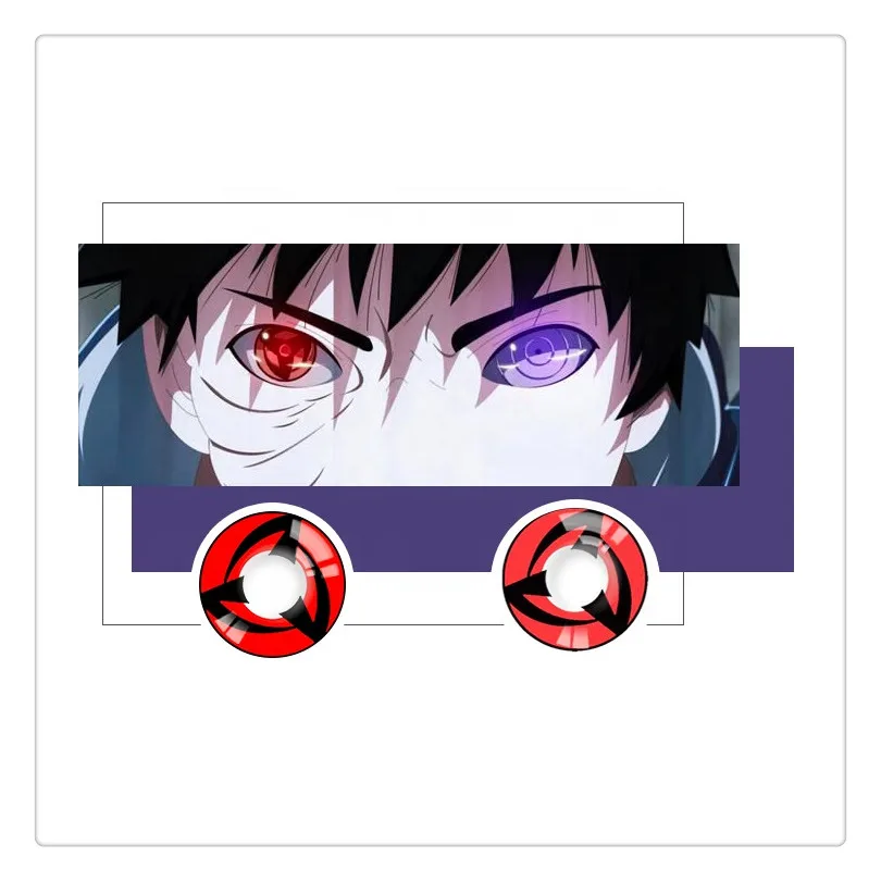 Realcon fancy look  sharingan anime  contact lenses new arrival Color Contact lens cosplay eyes lenses