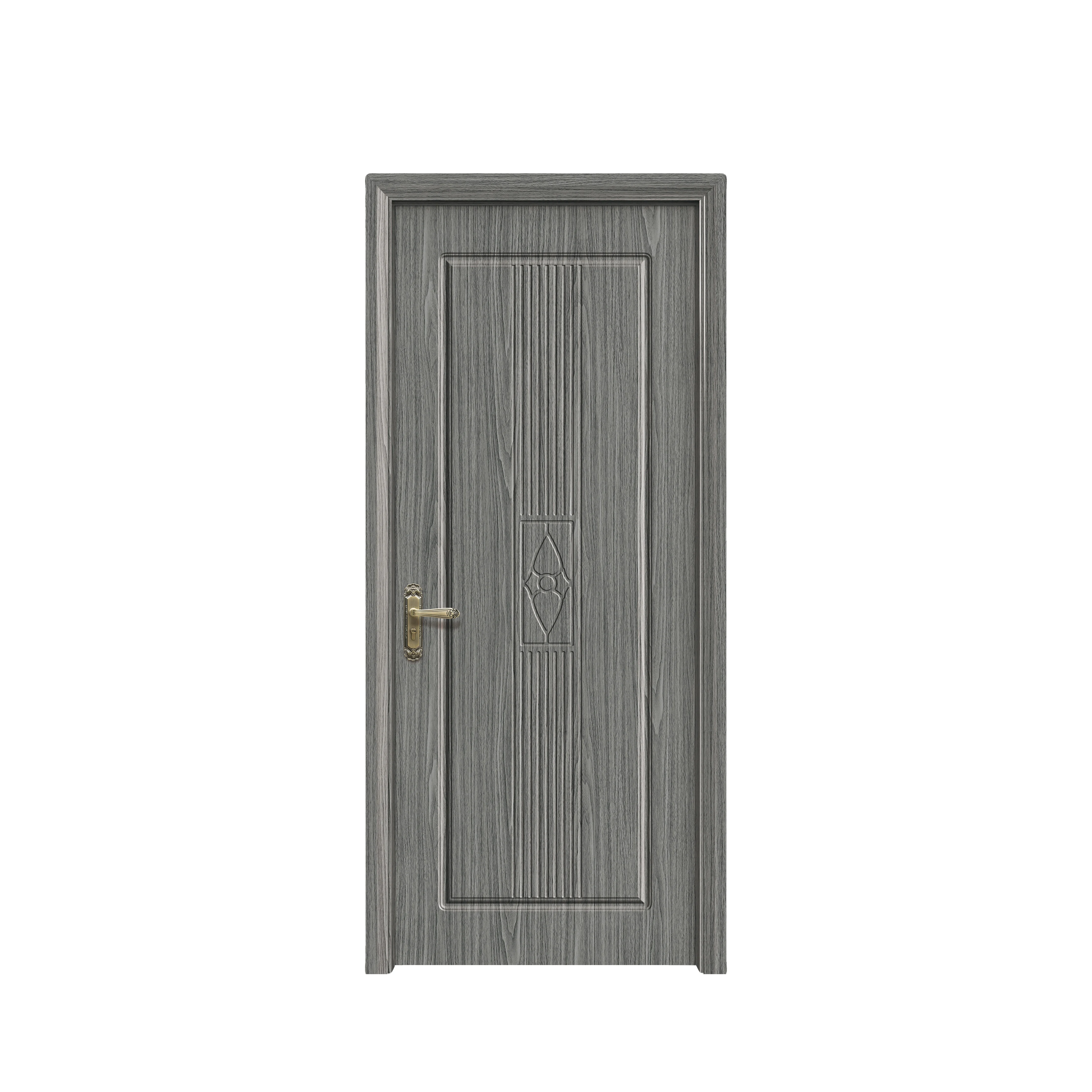 High Quality Modern Interior Water Proof Paint Free Carbon Crysta Fireproof Interior Doors Wooden Door hdf door
