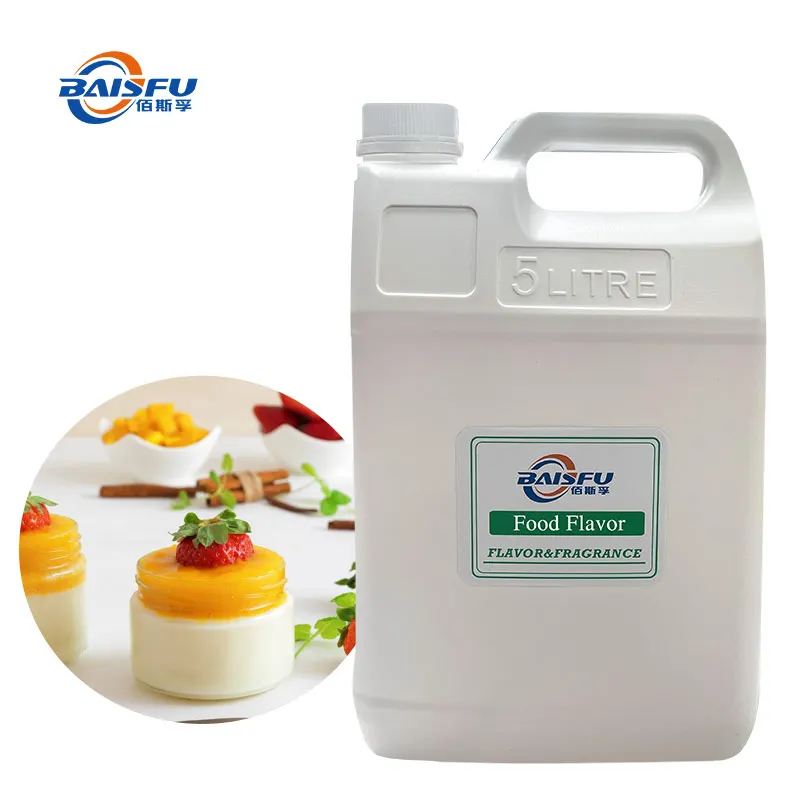 Baisfu Factory Direct Sale food Grade Apricot pudding flavor flavor & fragrance concentrated apricot pudding cake