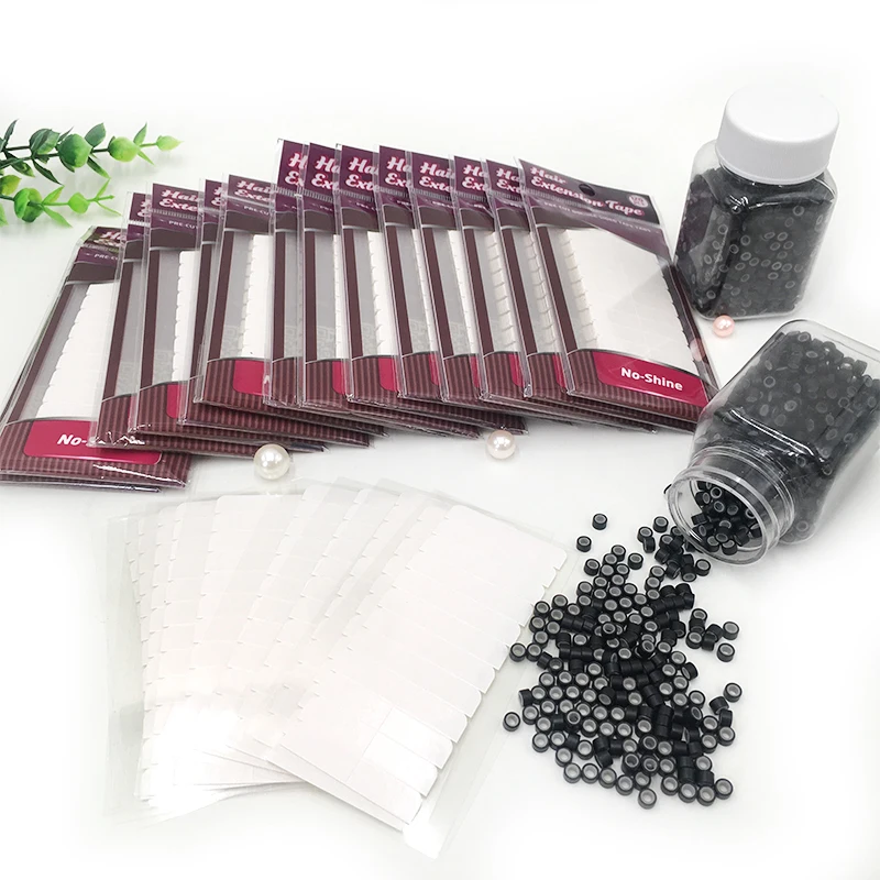 Wig Hair Extension Silicone Buckle Double Sided Wig Tape for Hair Extensions