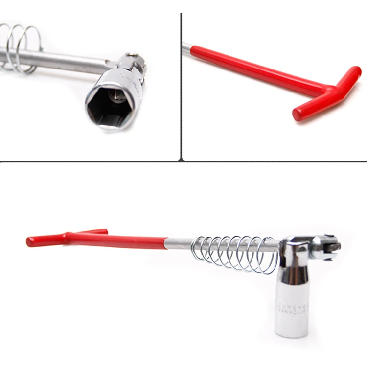 
T Style Socket Spanner Wrench Universal Spark Plug Tool Socket Wrench 