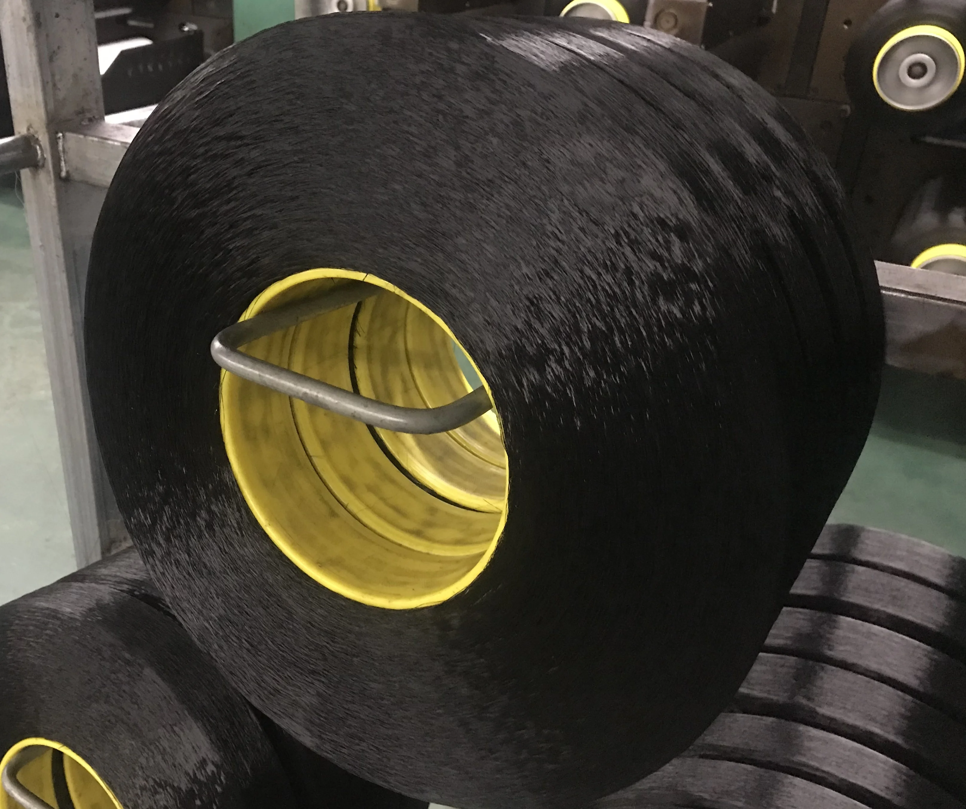 50/1 Nylon monofilament yarn mono black bright for knitting