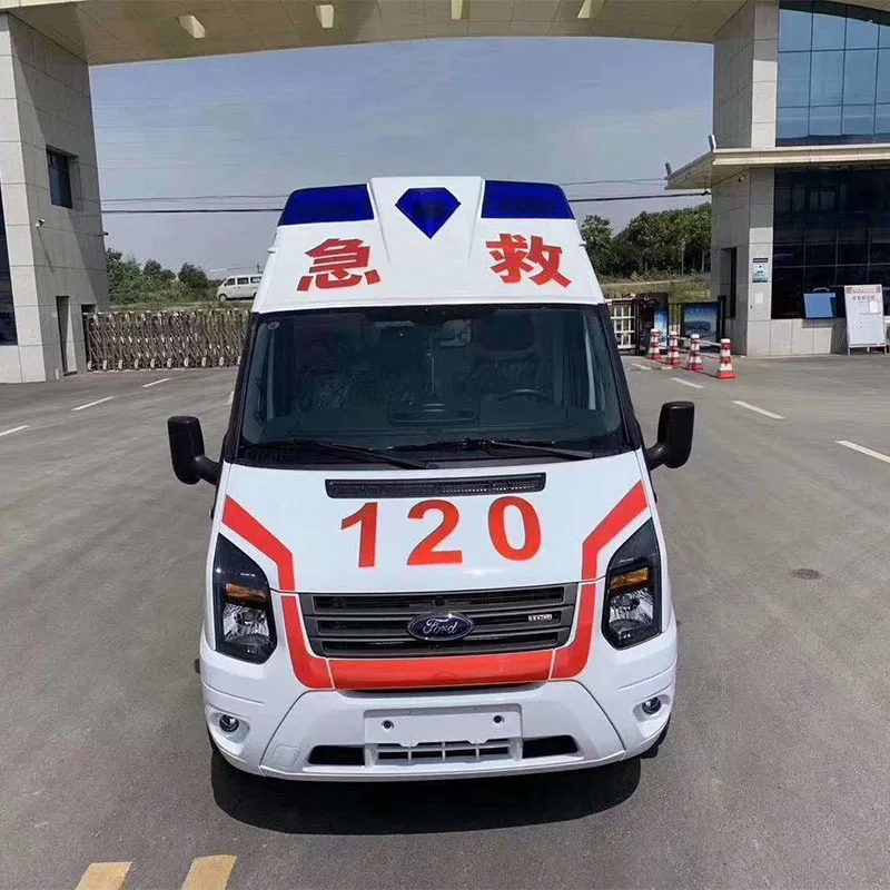 
Top Quality 4x4 Model Gasoline Diesel Fuel Emergency Equipment Military Ambulance Medical Clinic ICU Ambulance Van Truck 