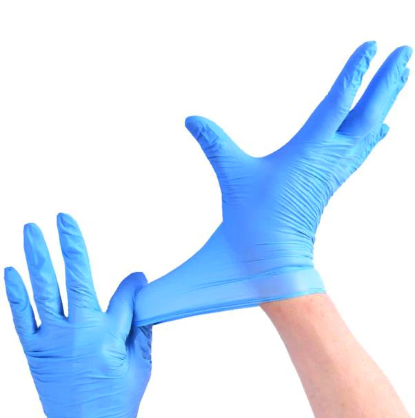 Custom Powder free mixed nitrile gloves Industrial butyl synthetic rubber gloves
