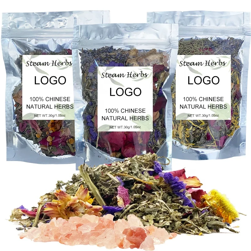Oem Private Label Natural Traditional Yoni Bath Herbs Yoni Steam For Feminine Hygieneb Cleaning Vaginal Yoni Steaming Herbal