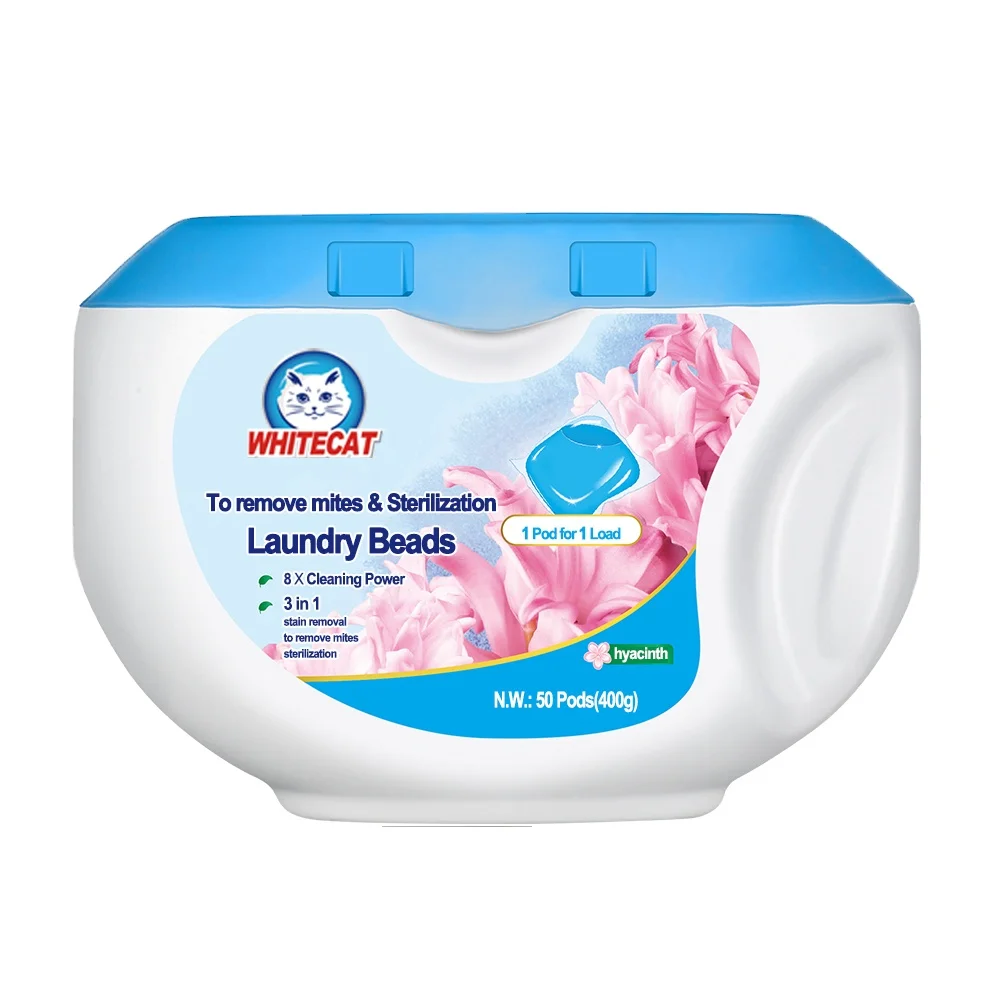 Eco-friendly Gentle Care colour laundry condensation beads detergent gel capsules