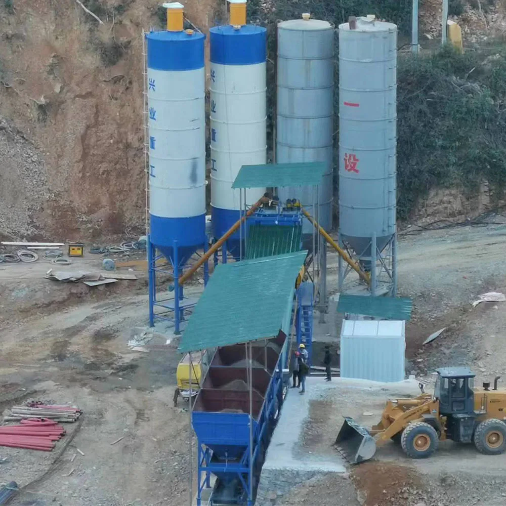 concrete batching plant complete for sale concrete mixer construction site concrete mixing machine on site
