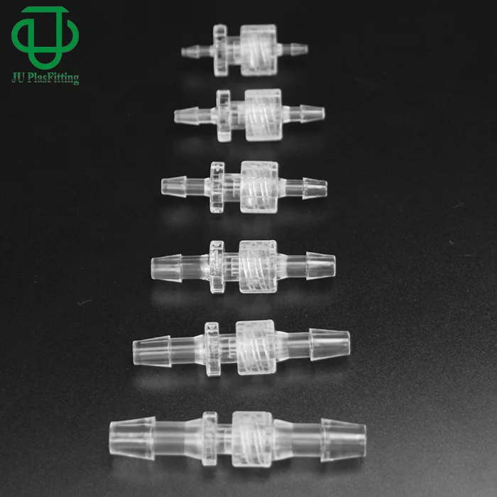 
JU 1/16 to 1/4 Hose Barb Connector Plastic Male Female Luer Lock Adapter Tubing Luer Fitting  (60792475777)
