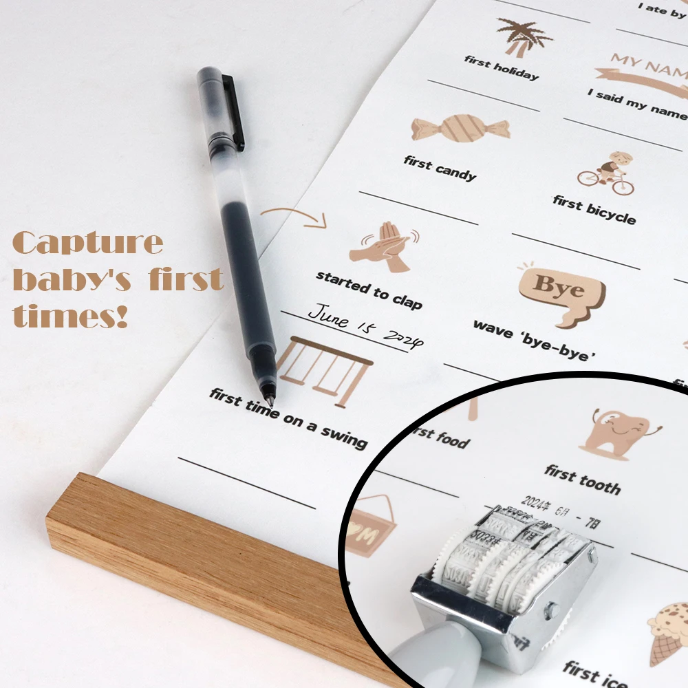 Baby Birth Poster My First Times Poster Important Dates Baby room wall decoration Pastel Memory Birth Idea