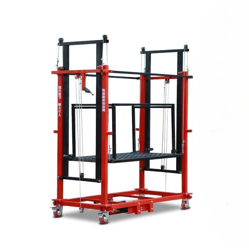 New Mobile Electric Scaffold Platforms Convenient Construction Lifters for Building Material Shops Restaurants Hotels Farms