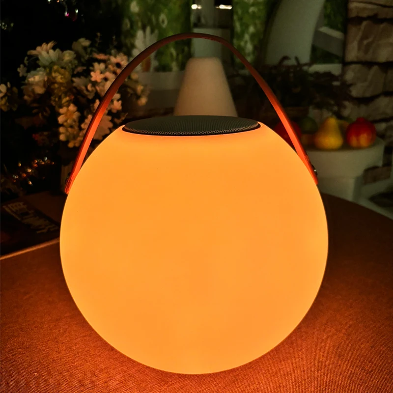 Wireless LED Ice Bucket With Speaker Portable Party LED Glowing Decoration Light