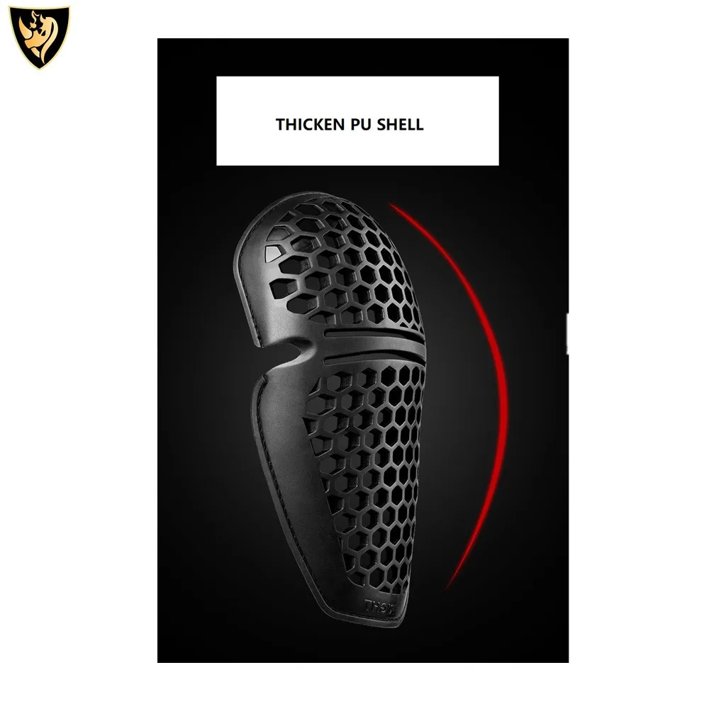 Summer Honeycomb Shell Design Off - Road Motorcycle Rider Protective Gear Anti - Fall Motorcycle Knee Pads Protection Hard Shell