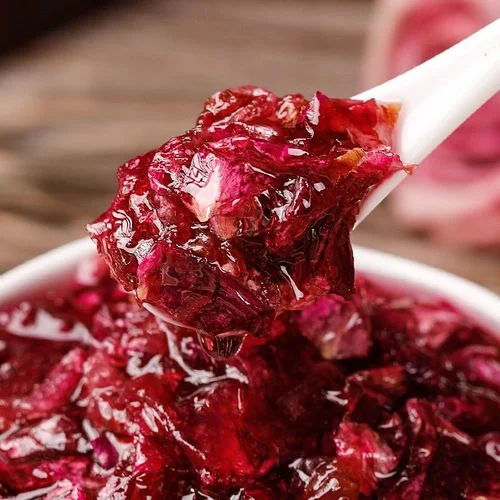Premium Quality Pure Double Rose Flower Jam /Sauce Making Fruit Tea Bubble Milk Tea And Bakery