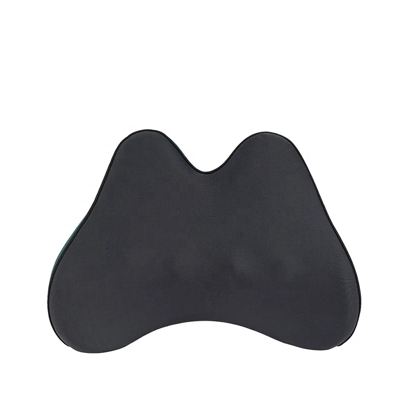 Color oem breathable foam elastic fabric leg waist neck body heating battery operated massage pillow cushion