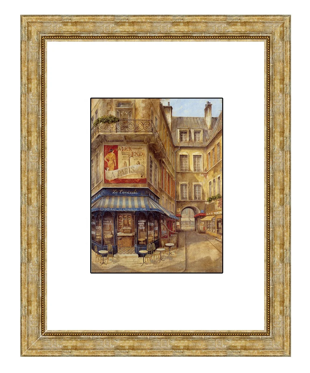 Huifeng Polystyrene Frame Wood-like PS Plastic Photo Frame L shape Picture Frame Moulding